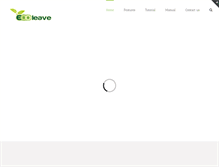 Tablet Screenshot of ecoleave.com